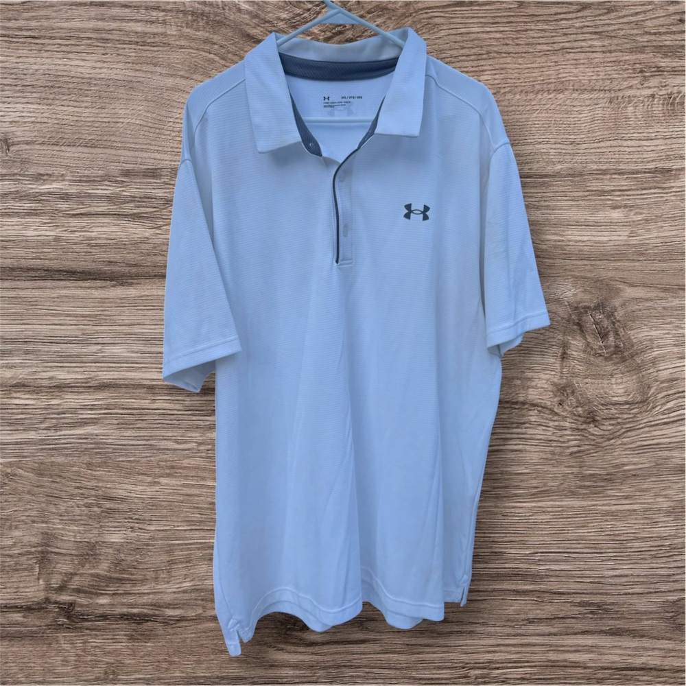 Under Armour Men's White Polo Shirt
